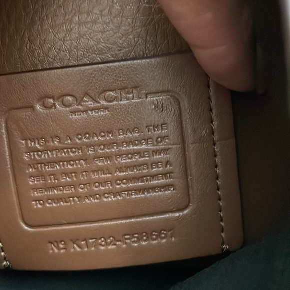 Brown Coach crossbody bag NWT - Picture 7 of 11